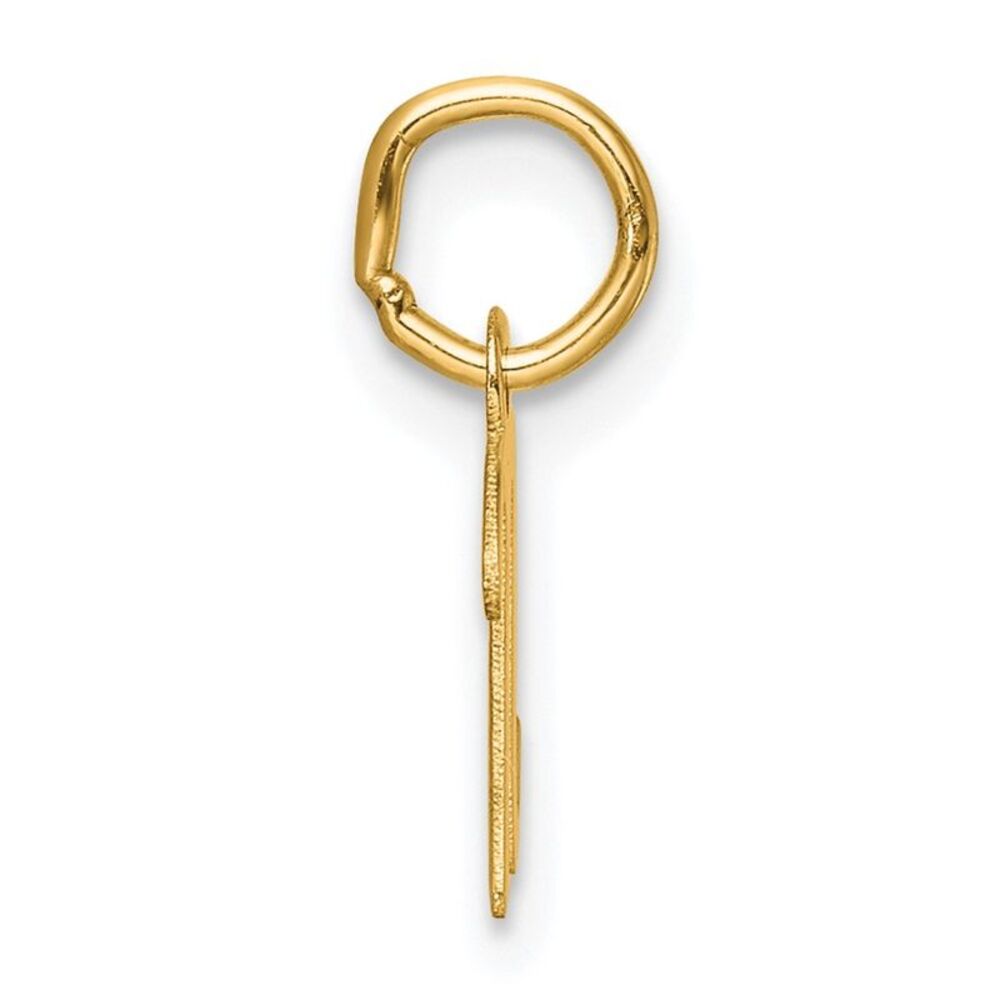 Kazi Luxury 14k Yellow Gold Small Script Letter N… - image 2